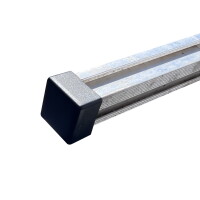 Endkappe für Photovoltaikanlage 40 x 40 mm schwarz (RAL