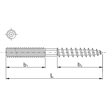 Rohrschelle mit Stockschraube Ø 125 mm