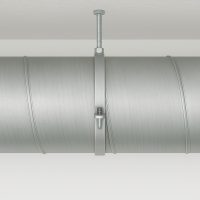 Rohrschelle mit Stockschraube Ø 125 mm 9