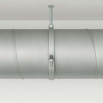 Rohrschelle mit Stockschraube Ø 160 mm