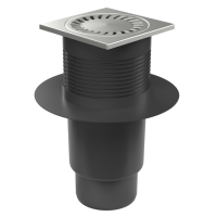 DN110 Bodenablauf Edelstahl Siphon 1