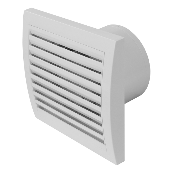 Ø100 mm Wohnraumlüfter Rückstauklappe Standard