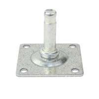 Anschraubplatte für Möbelrolle 42 x 42 mm 7