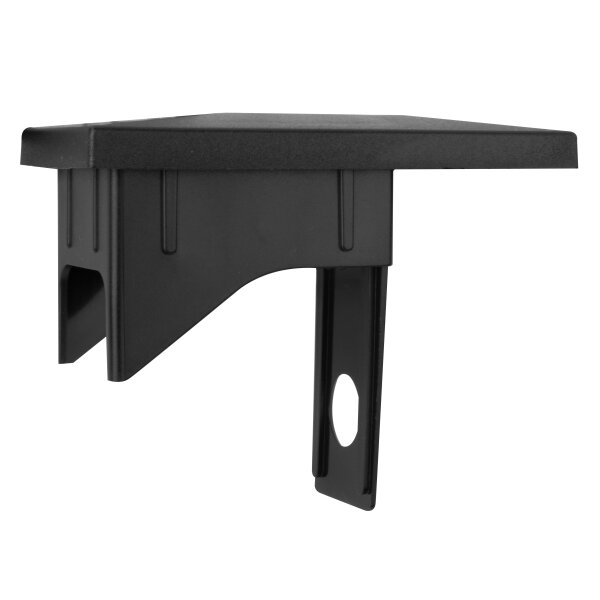 Innenkappe für Zaunpfosten mit Überstand 40 x 60 mm schwarz (RAL 9005)