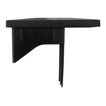 Innenkappe für Zaunpfosten mit Überstand 40 x 60 mm schwarz (RAL 9005)