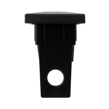 Innenkappe für Zaunpfosten mit Überstand 40 x 60 mm schwarz (RAL 9005)