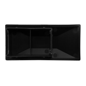 Innenkappe für Zaunpfosten mit Überstand 40 x 60 mm schwarz (RAL 9005)