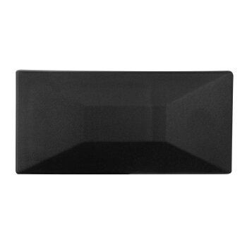 Innenkappe für Zaunpfosten mit Überstand 40 x 60 mm schwarz (RAL 9005)
