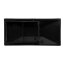 Innenkappe für Zaunpfosten mit Überstand 40 x 60 mm schwarz (RAL 9005)