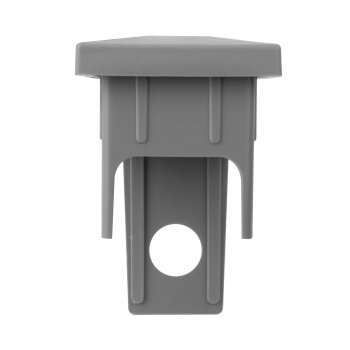 Innenkappe für Zaunpfosten mit Überstand 40 x 60 mm grau (RAL 7040)