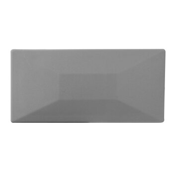 Innenkappe für Zaunpfosten mit Überstand 40 x 60 mm grau (RAL 7040)