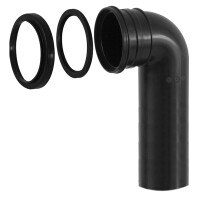 WC Anschluss Ø90 mm Anschluss Bogen 5