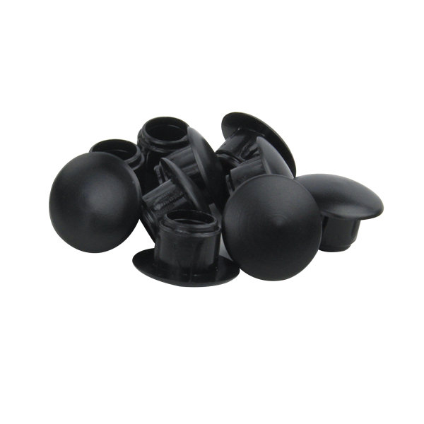 Lochstopfen anthrazit RAL 7016 15x12 mm 50 Stück