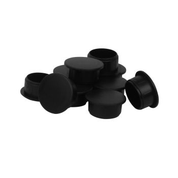 Lochstopfen schwarz RAL 9005 36x30 mm 10 Stück