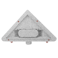 Eckablauf Ø 50 mm verschiedene Edelstahl-Abdeckungen 