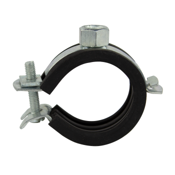 Rohrschelle mit Gummidichtung Ø 12 - 219 mm