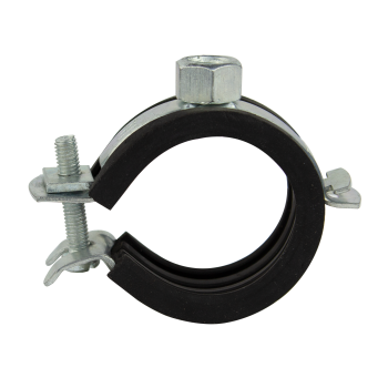 Rohrschelle mit Gummidichtung 40-44 mm