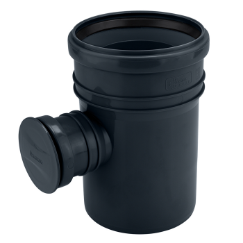 Entwässerungssystem DN110 graphit Wassersammler DN110