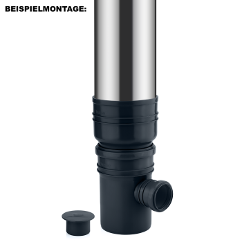 Entwässerungssystem DN110 graphit Wassersammler DN110