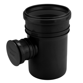 Entwässerungssystem DN110 schwarz