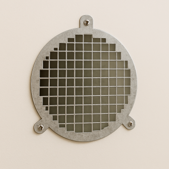 Lüftungsgitter verzinkt Ø 125 mm verzinkt
