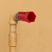 Baustopfen 1/2" Abdrückstopfen Set 1 (1 x rot/1x b