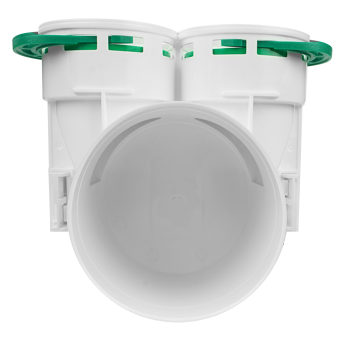 Anschlusskasten Ø 125 mm Ø 75 mm 2 Stück