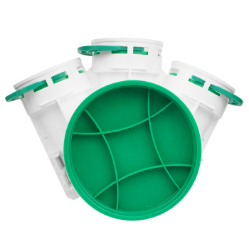 Anschlusskasten Ø 125 mm Ø 75 mm 3 Stück