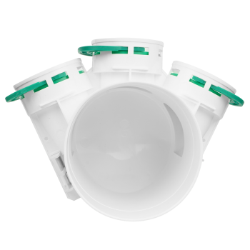 Anschlusskasten Ø 125 mm Ø 75 mm 3 Stück