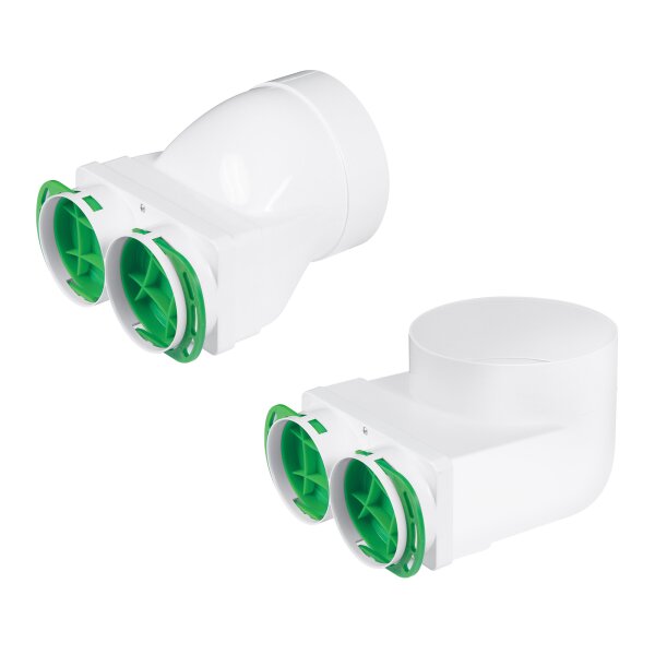 Deckenanschlusskasten Ø 125 mm Ø 75 mm Vertikal