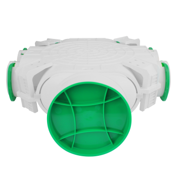 Verteilerkasten mit Seitenanschluss Ø 125 mm Ø 75 mm 6 Stk.