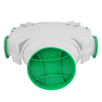 Verteilerkasten mit Seitenanschluss Ø 125 mm Ø 75 mm 6 Stk.