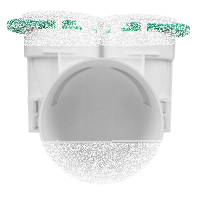 Anschlusskasten Ø 125 mm Ø 90 mm 2 Stück 