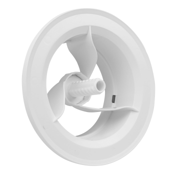 Anemostat Zu- & Abluft Kunststoff Ø 125 mm weiß