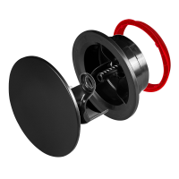 Anemostat Zu- & Abluft Kunststoff Ø 125 mm  schwa