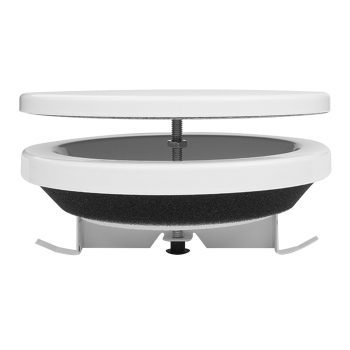 Anemostat Zuluft Metall Ø 100 mm weiß
