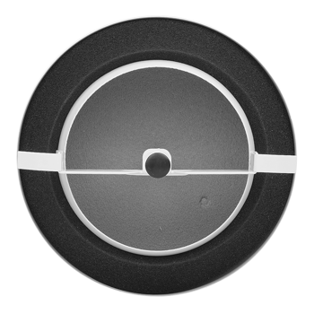 Anemostat Zuluft Metall Ø 100 mm weiß