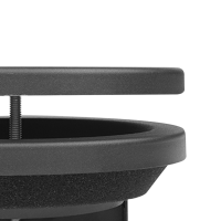 Anemostat Zuluft Metall Ø 100 mm anthrazit 3