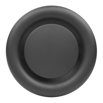 Anemostat Abluft Metall Ø 125 mm anthrazit