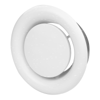 Anemostat Abluft Metall Ø 160 mm weiß 1