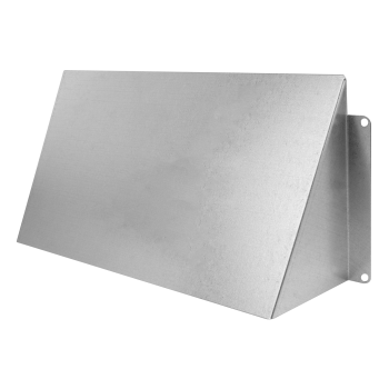 Wetterschutzhaube verzinkter Stahl 140 x 80 mm verzinkt