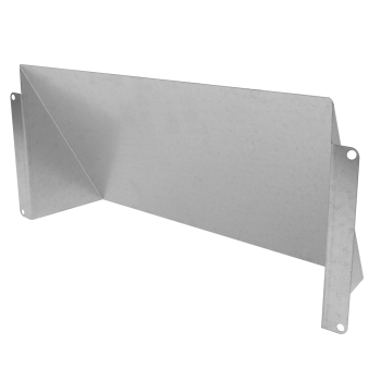 Wetterschutzhaube verzinkter Stahl 140 x 80 mm verzinkt
