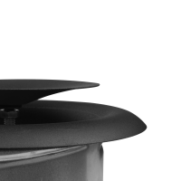 Anemostat Zuluft Metall Ø 100 mm anthrazit 3