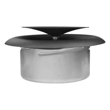 Anemostat Zuluft Metall Ø 125 mm anthrazit