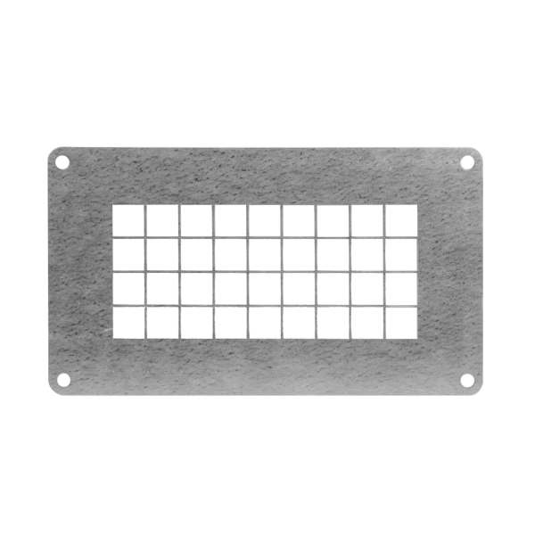 Lüftungsgitter verzinkt mit Vogelschutz 140 x 80 mm verzinkt