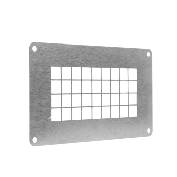 Lüftungsgitter verzinkt mit Vogelschutz 140 x 80 mm verzinkt