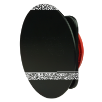 Anemostat Abluft Kunststoff Ø 125 mm schwarz 1