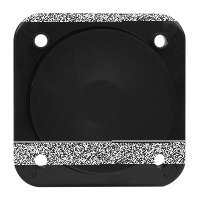 Anemostat Abluft Kunststoff Ø 125 mm schwarz 3