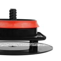 Anemostat Abluft Kunststoff Ø 125 mm schwarz 8