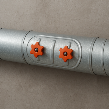 Revisionsdeckel eingepresst mit Doppellippendichtung Ø 160 mm